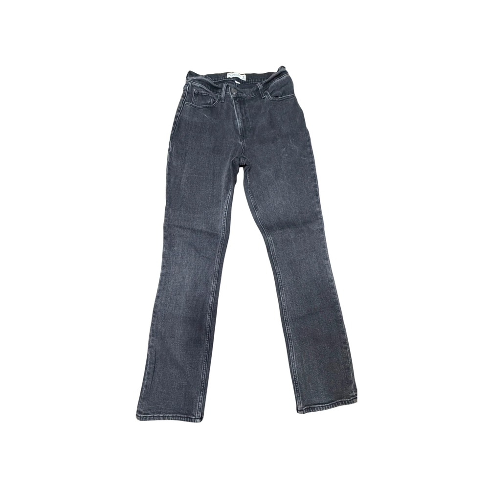 Abercrombie & Fitch Curve Love The 90s Slim Straight Ultra High Rise Jeans 26 2S